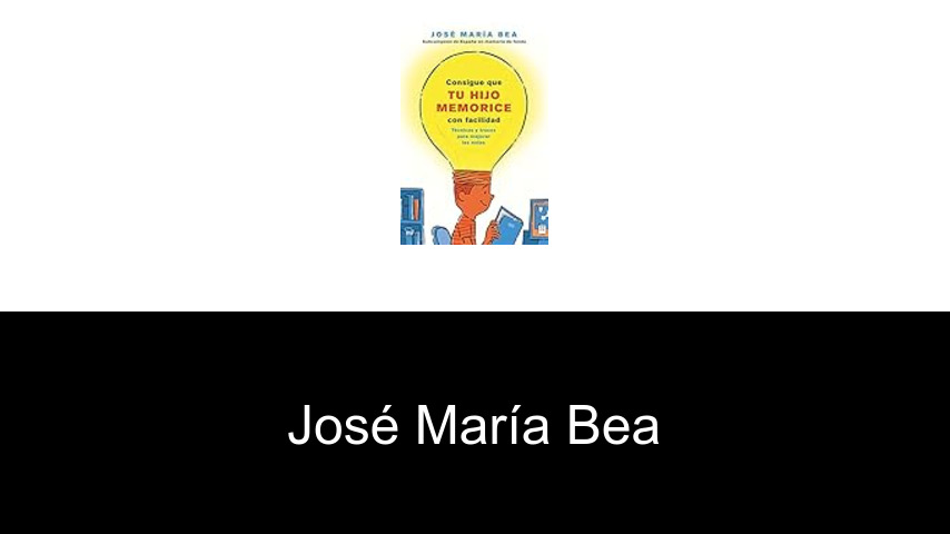 libros de José María Bea