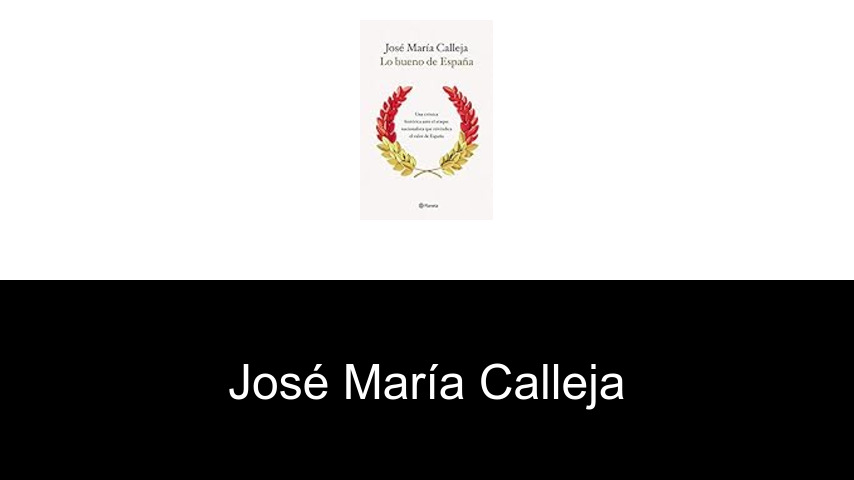 libros de José María Calleja