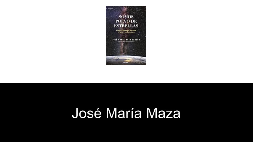 libros de José María Maza