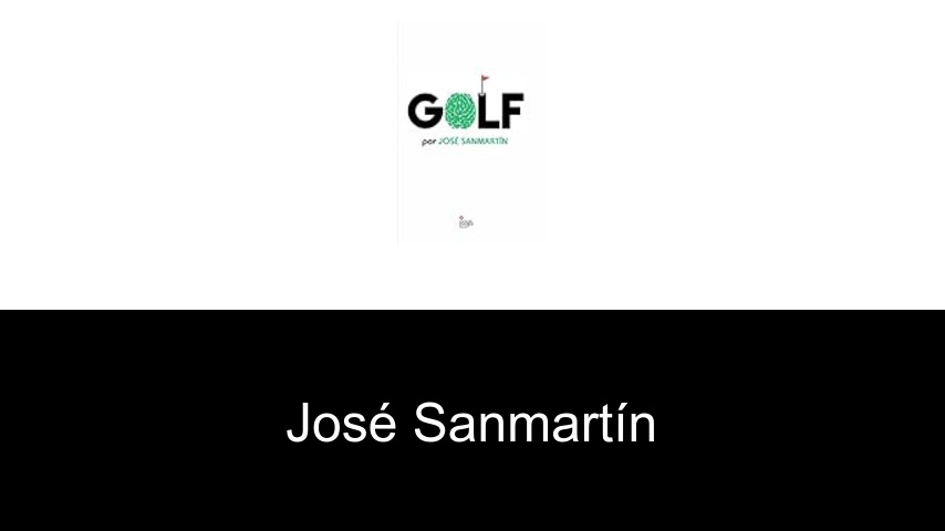 libros de José Sanmartín