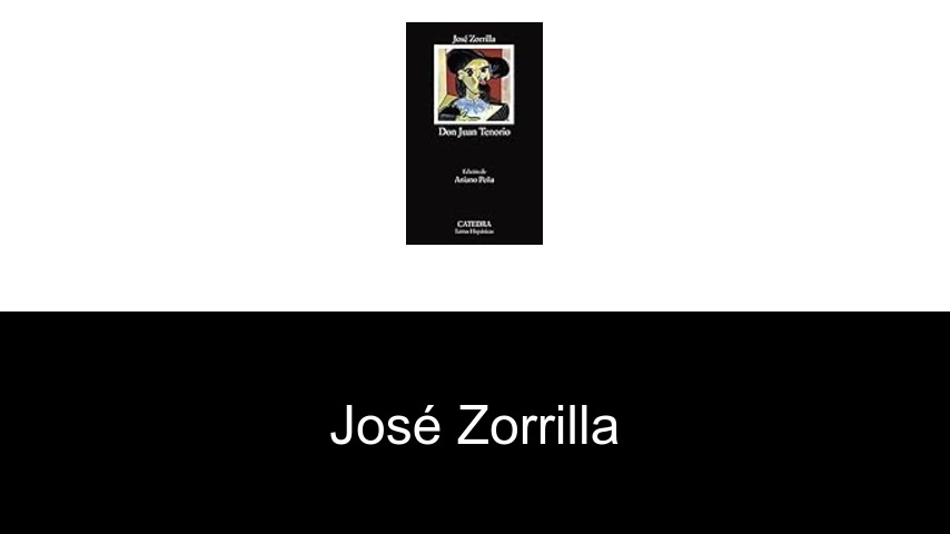 libros de José Zorrilla