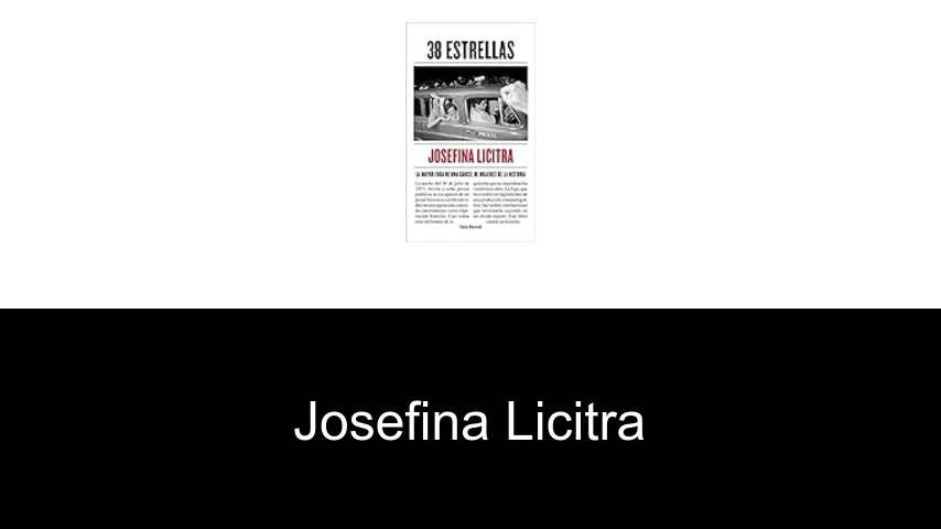 libros de Josefina Licitra