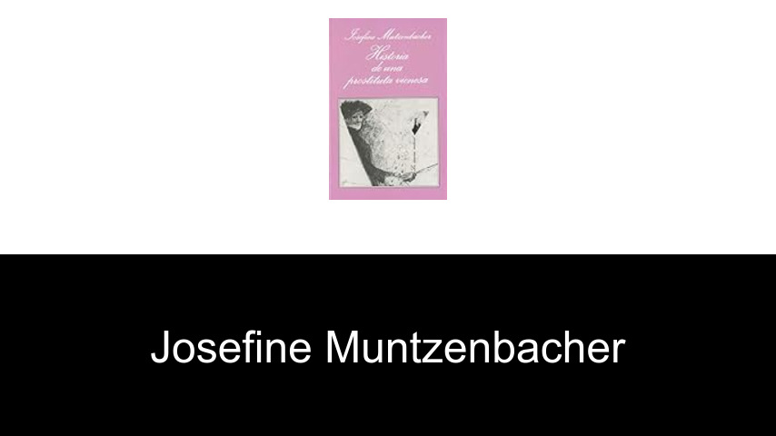 libros de Josefine Muntzenbacher
