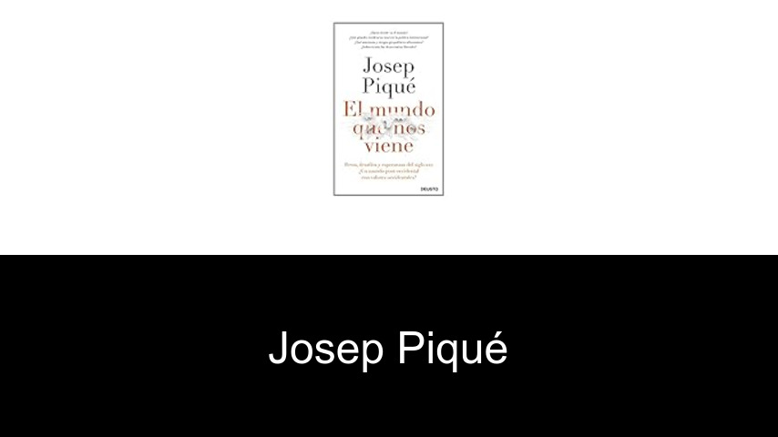 libros de Josep Piqué
