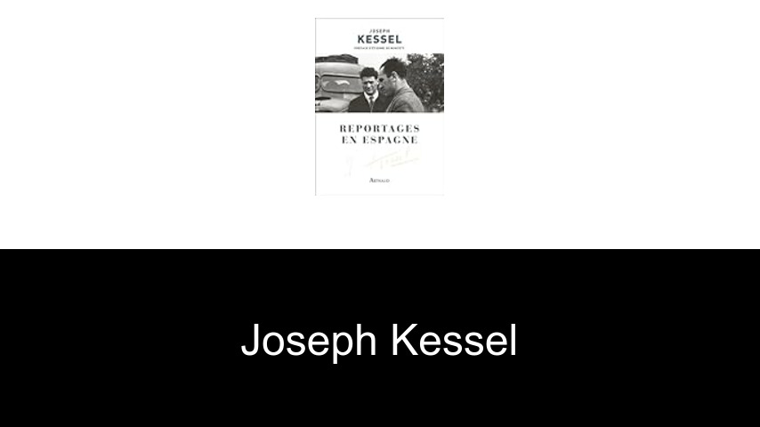 libros de Joseph Kessel