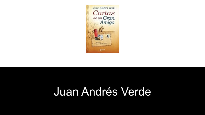 libros de Juan Andrés Verde