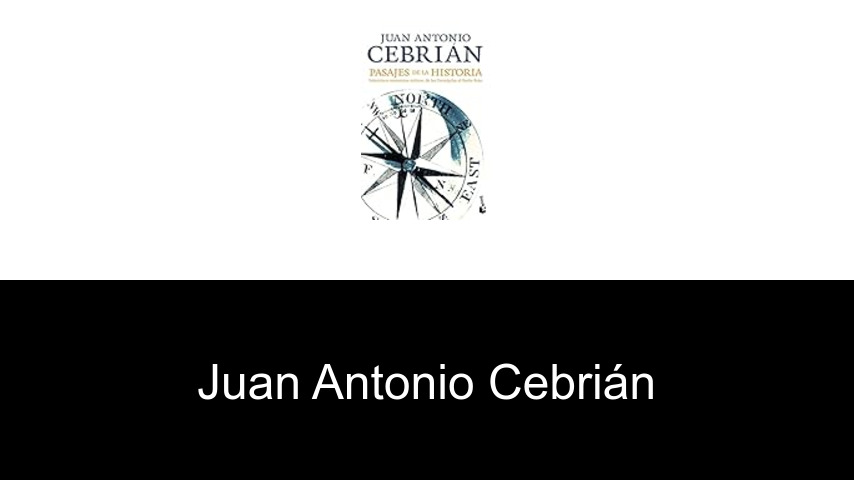libros de Juan Antonio Cebrián