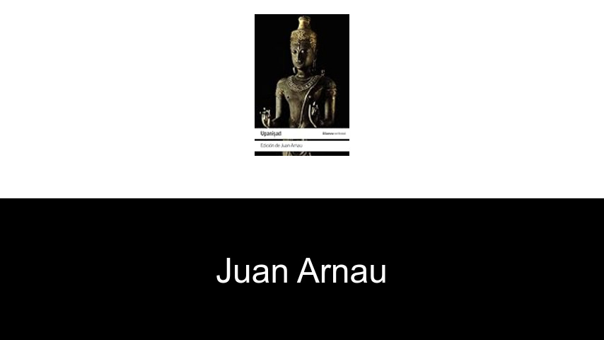 libros de Juan Arnau