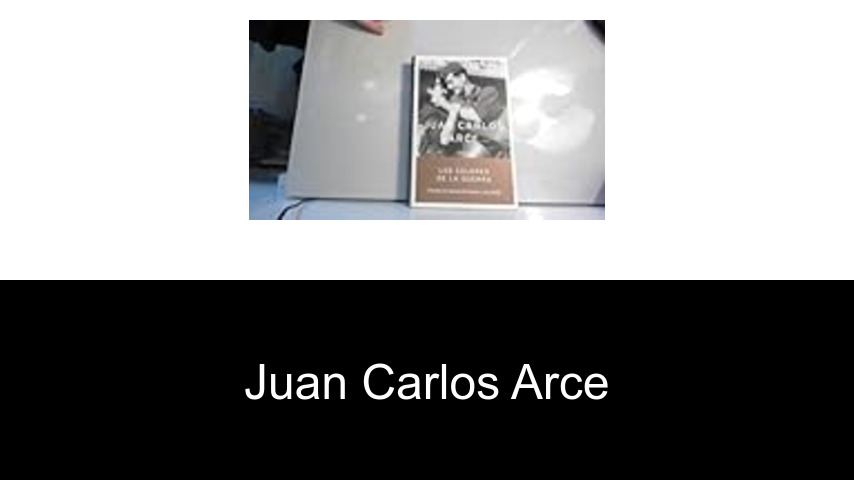 libros de Juan Carlos Arce