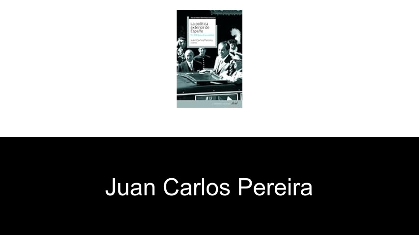 libros de Juan Carlos Pereira