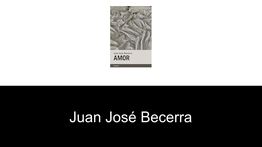 libros de Juan José Becerra