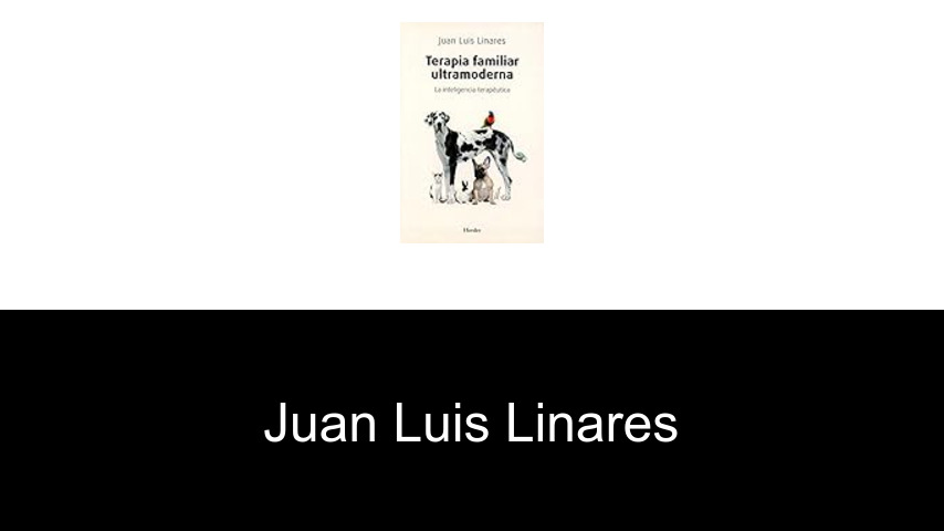 libros de Juan Luis Linares