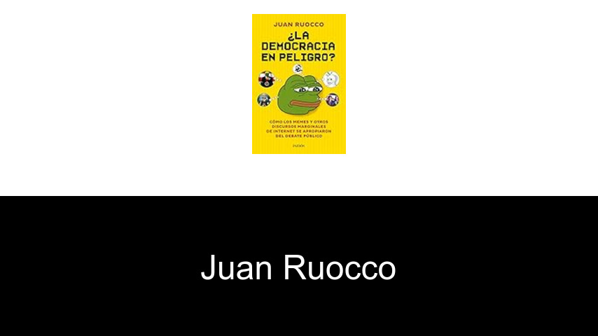 libros de Juan Ruocco