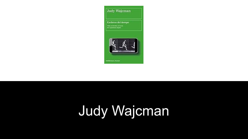 libros de Judy Wajcman