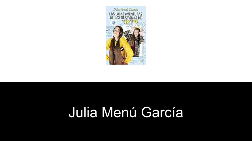 libros de Julia Menú García