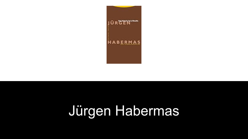 libros de Jürgen Habermas