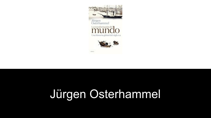 libros de Jürgen Osterhammel