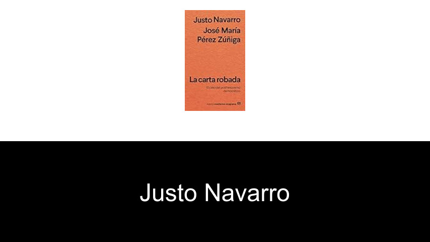 libros de Justo Navarro