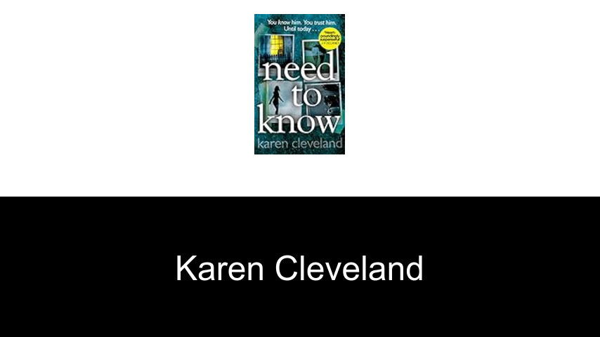 libros de Karen Cleveland