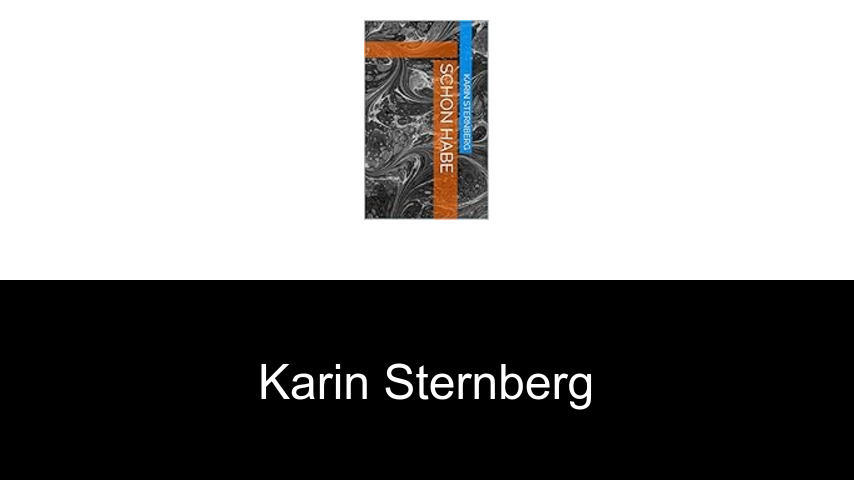 libros de Karin Sternberg