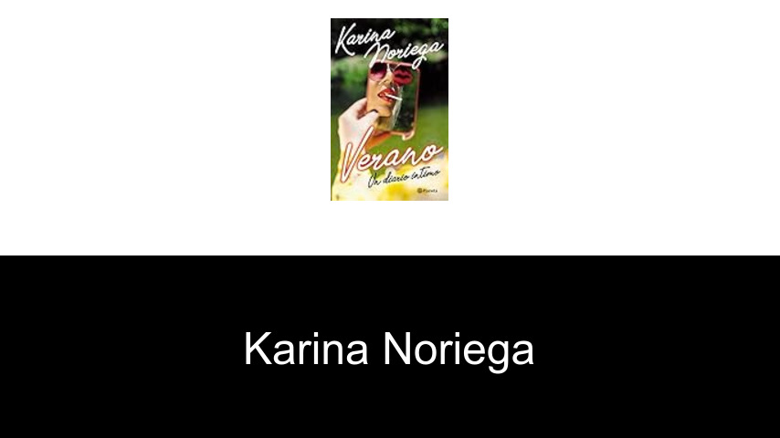 libros de Karina Noriega