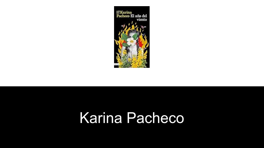 libros de Karina Pacheco