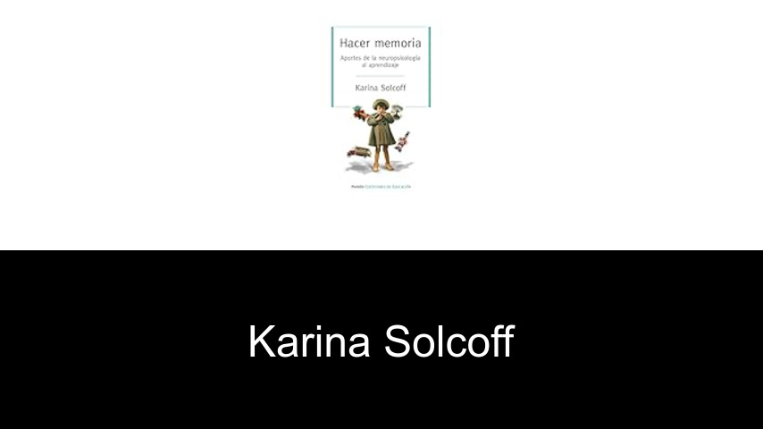libros de Karina Solcoff