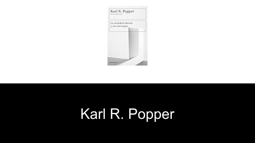 libros de Karl R. Popper