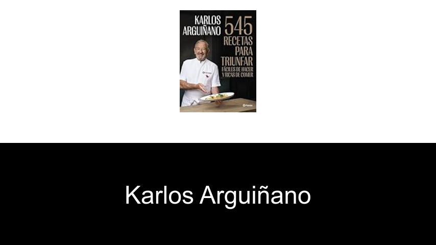 libros de Karlos Arguiñano