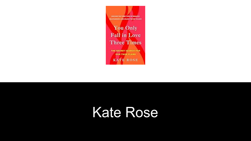 libros de Kate Rose