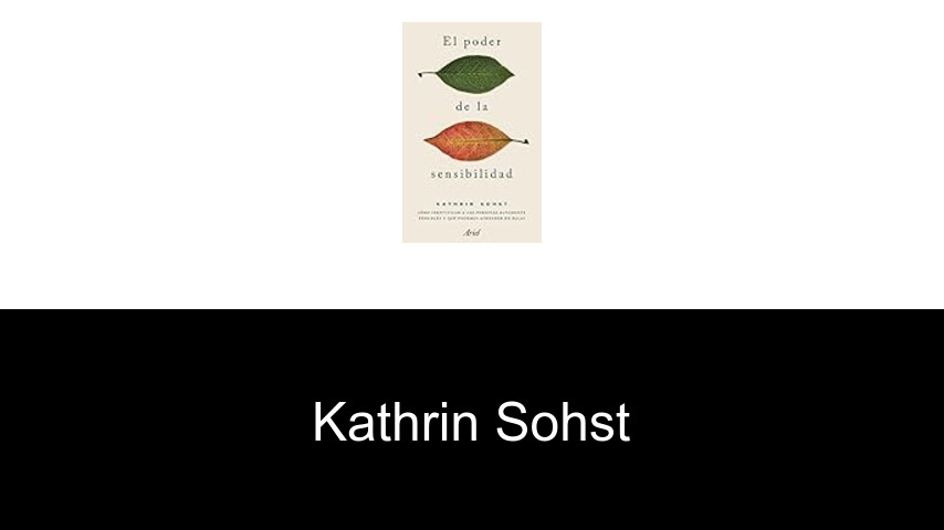 libros de Kathrin Sohst