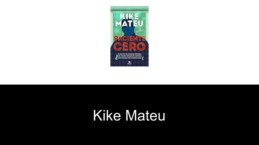 libros de Kike Mateu