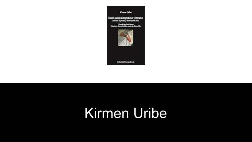 libros de Kirmen Uribe