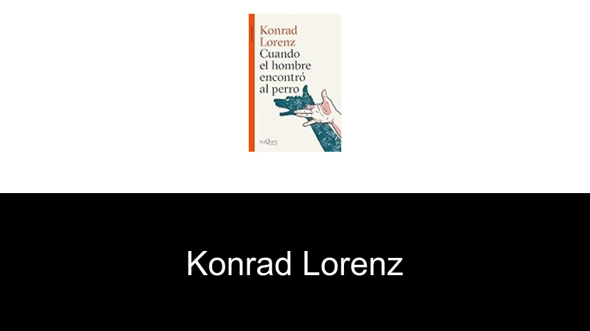 libros de Konrad Lorenz