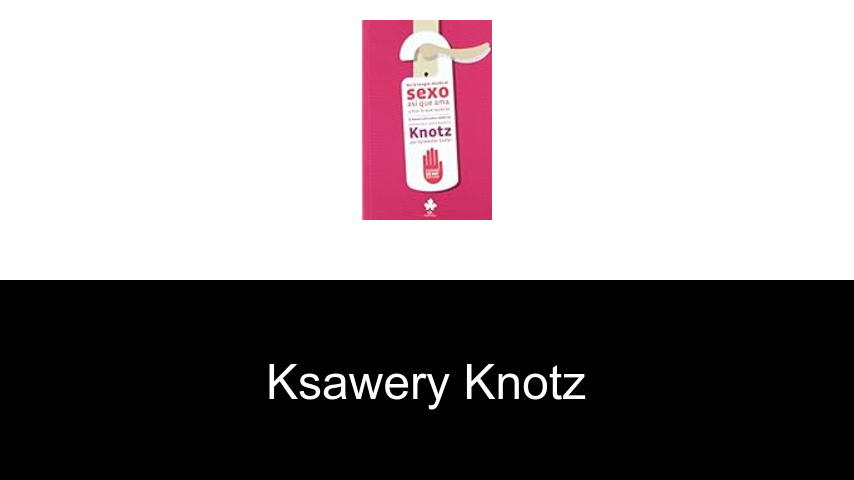 libros de Ksawery Knotz