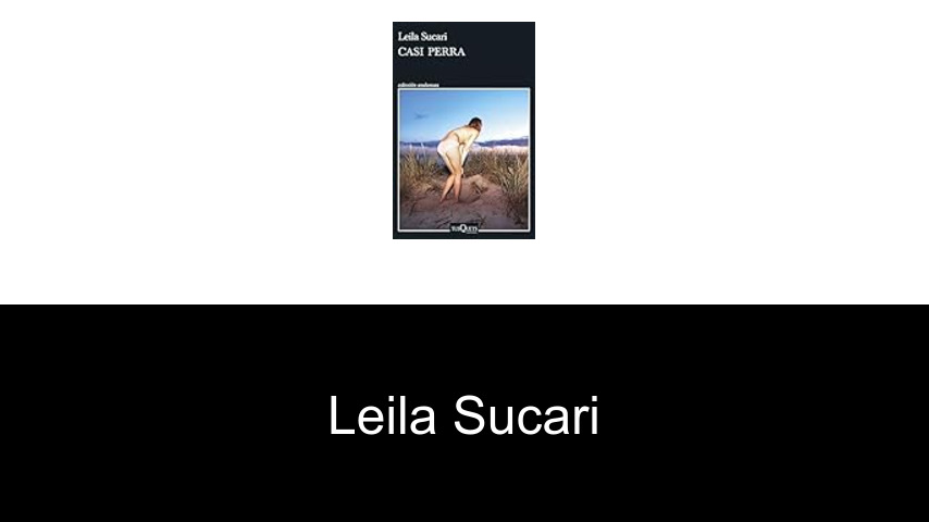 libros de Leila Sucari
