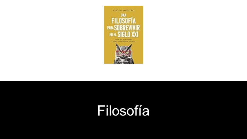 filosofía