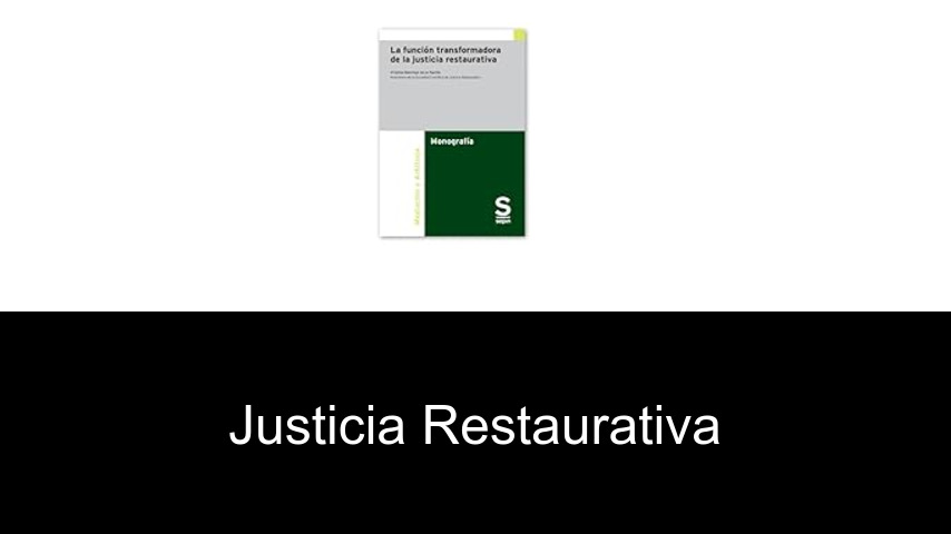 Libros de justicia restaurativa