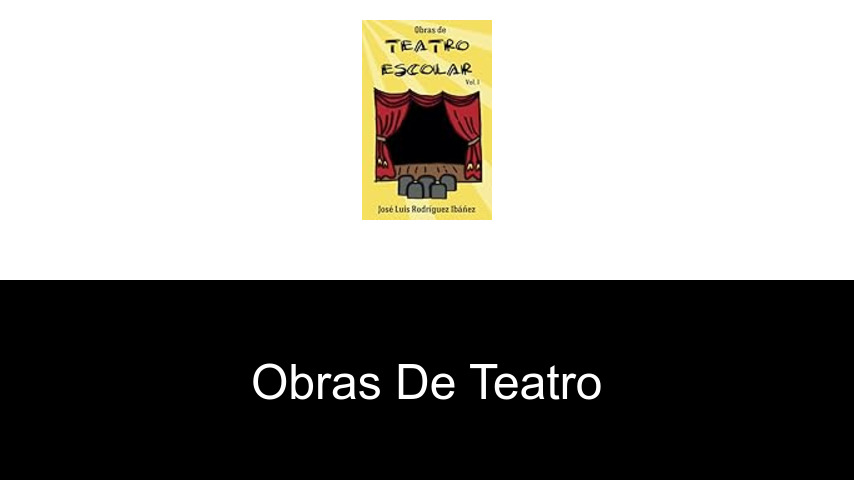 Libros de obras de teatro