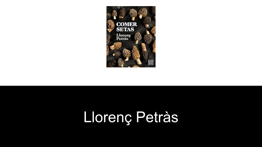 libros de Llorenç Petràs