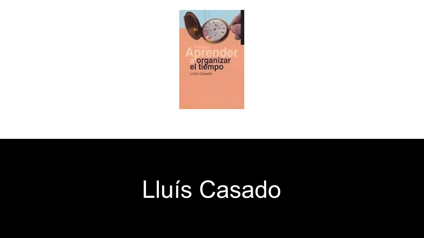 libros de Lluís Casado