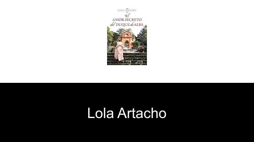 libros de Lola Artacho