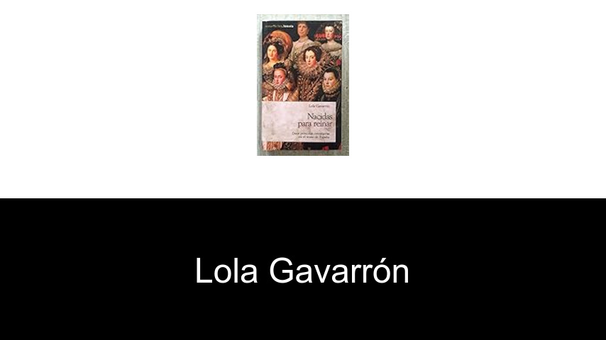libros de Lola Gavarrón