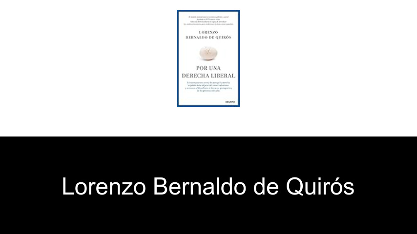 libros de Lorenzo Bernaldo de Quirós