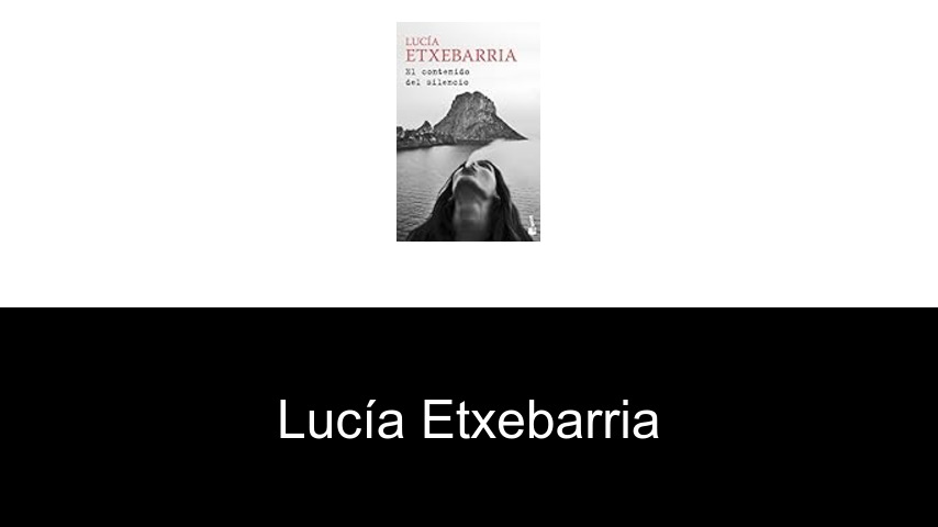 libros de Lucía Etxebarria
