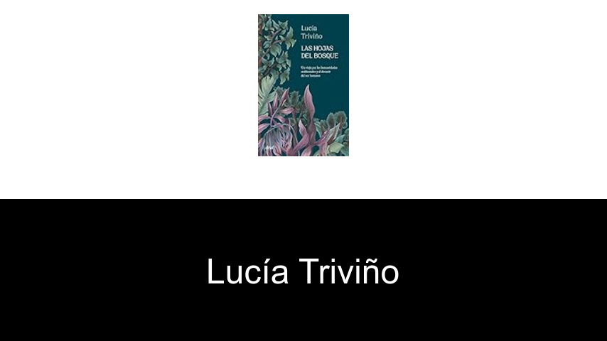 libros de Lucía Triviño