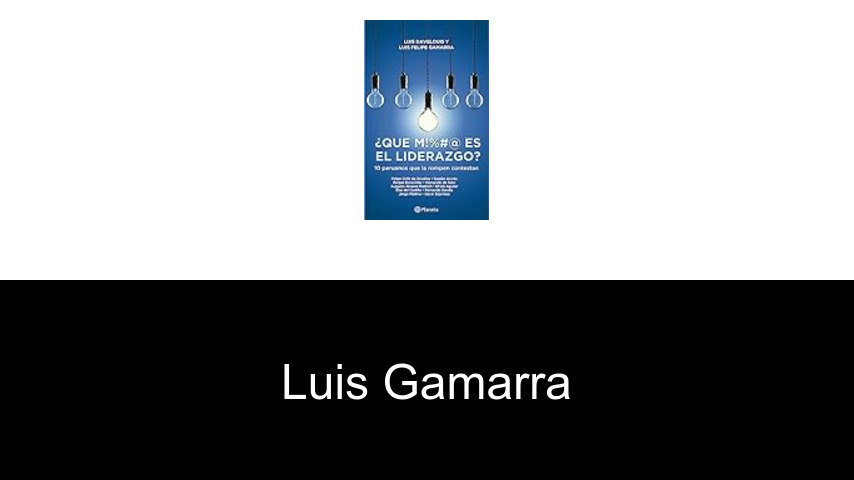 libros de Luis Gamarra