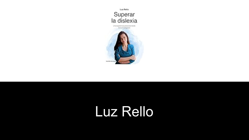 libros de Luz Rello