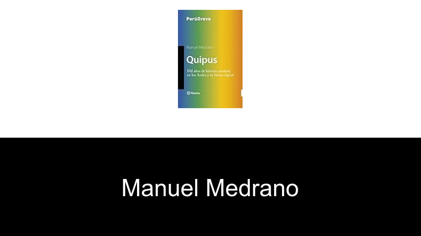 libros de Manuel Medrano