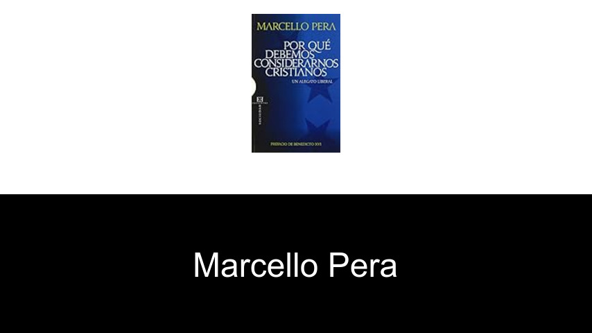 libros de Marcello Pera